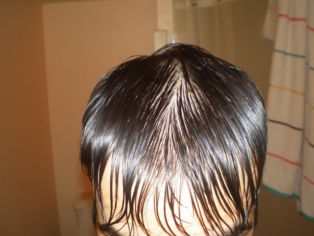 mannen met dun haar